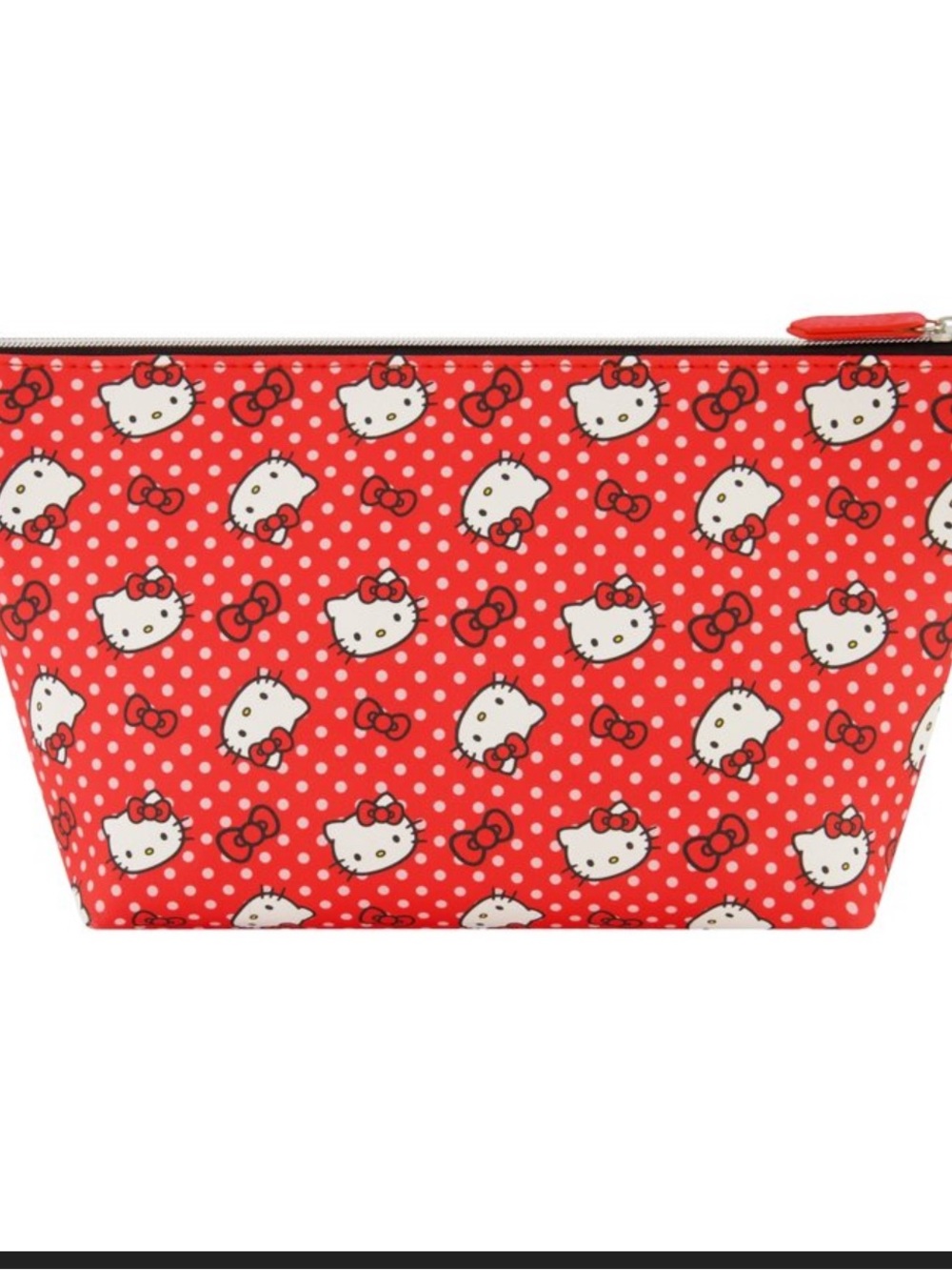 Hello Kitty Red Polka Dot Cosmetic Bag